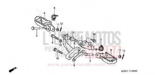 MARCHE XR650R5 de 2005
